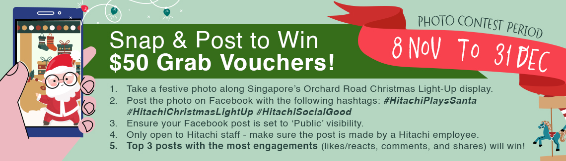 Hitachi Plays Santa 2024 - Photo Contest
