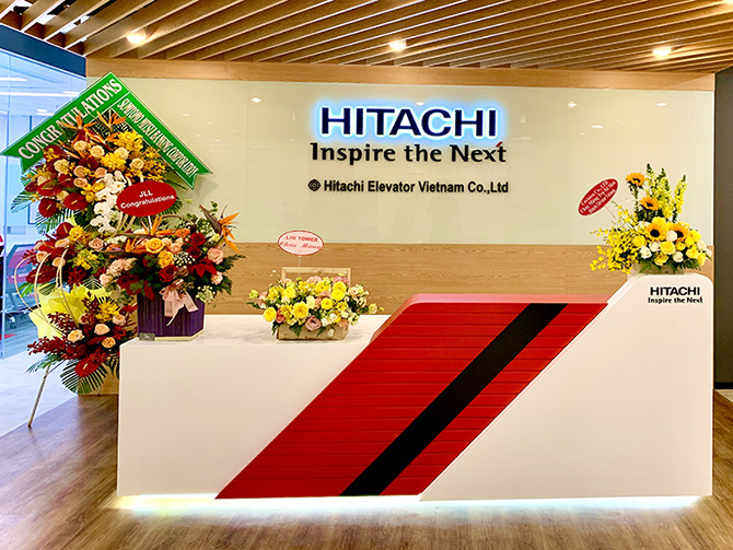 Reception Hall of Hitachi Elevator Vietnam’s new office